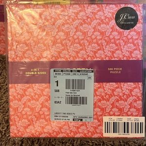 J. Crew exclusive Liberty 500 pc double-sided puzzle